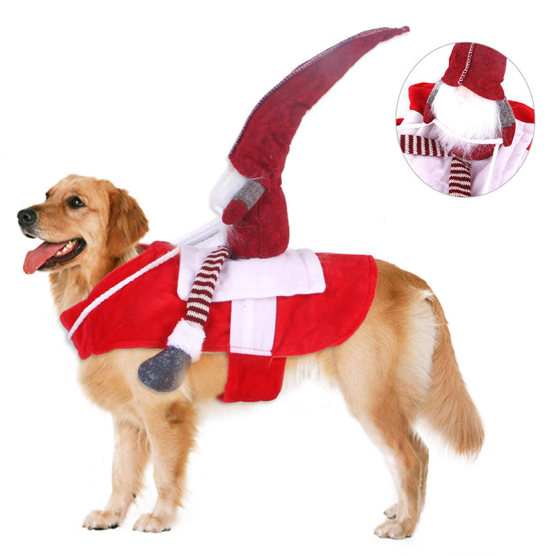Load image into Gallery viewer, Pet Christmas Riding Transformation Costume Pet Products Costumes Cosplay
