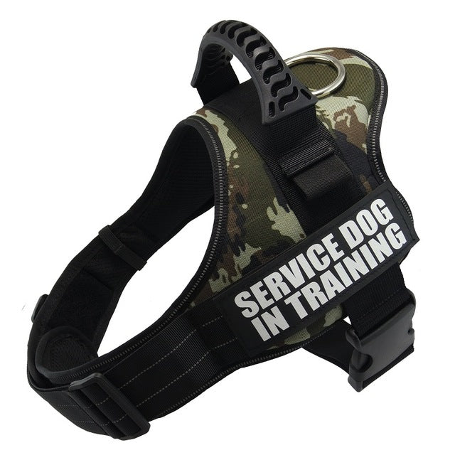 Load image into Gallery viewer, Personalized Custom Reflective Breathable Dog Harness NO PULL Adjustable Pet Harness For Small Large Dog Harness Vest With Patch
