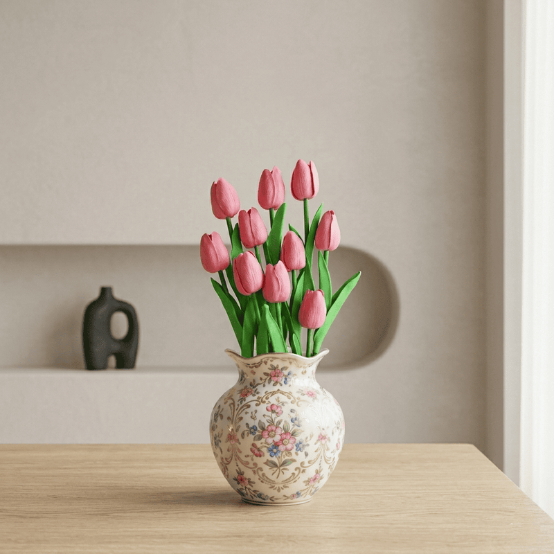 Load image into Gallery viewer, Real Touch Artificial Tulips Bouquet for Home and Wedding Decoration
