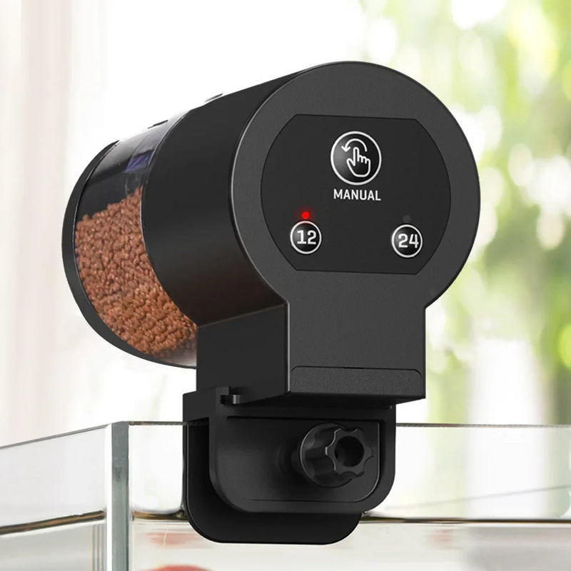 Load image into Gallery viewer, Automatic Fish Tank Feeder Large Capacity Timer Food Dispenser Intelligent Control Fish Feeder for Tank Aquariums &amp; Pond-Pet Accessories
