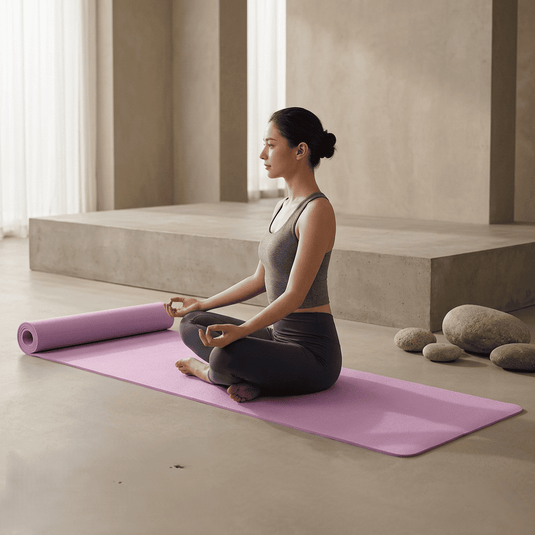 Foldable EVA Yoga Mat for Travel, and Floor Workouts (3mm/4mm)