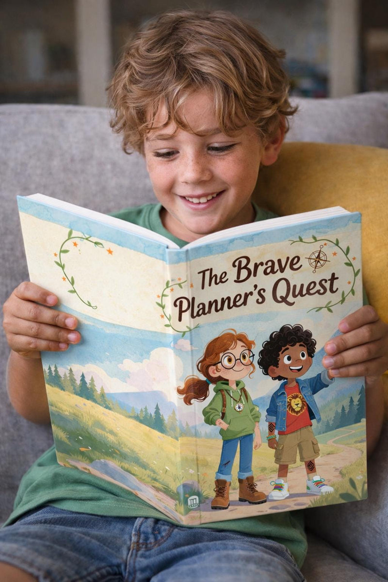 Load image into Gallery viewer, The Brave Planner’s Quest Children Story Book PDF Kids Fantasy Adventure
