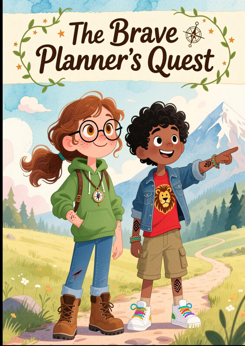 Load image into Gallery viewer, The Brave Planner’s Quest Children Story Book PDF Kids Fantasy Adventure
