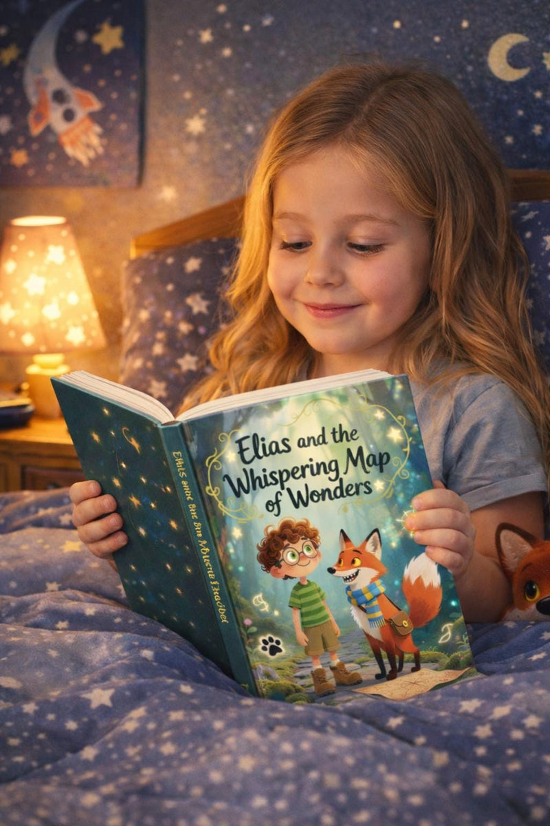 Load image into Gallery viewer, Illustrated Children's Fantasy Adventure Book with Simon and the Whispering Map of Wonders
