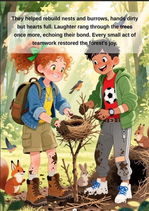 Load image into Gallery viewer, Kids Ebook Brave Forest Alliance Bedtime Fantasy Story Children PDF Download
