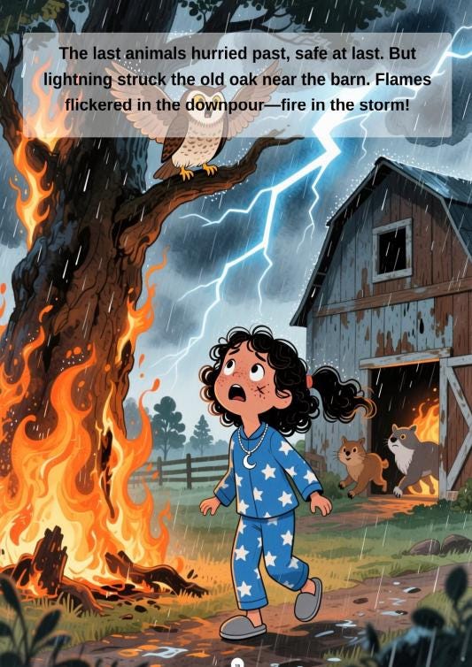 Load image into Gallery viewer, Moonlit Farm Bedtime Story eBook Calming Kids Animal Adventure PDF Download
