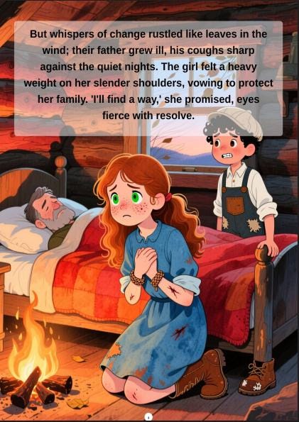Load image into Gallery viewer, Illustrated Ebook Kids Fantasy Story Sibling Adventure Bedtime Read PDF Download
