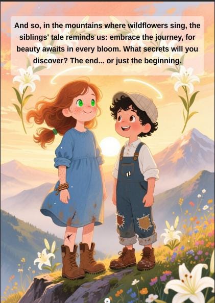 Load image into Gallery viewer, Illustrated Ebook Kids Fantasy Story Sibling Adventure Bedtime Read PDF Download
