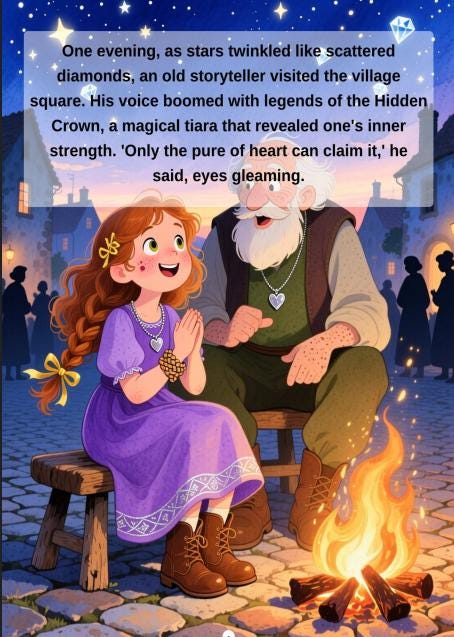 Load image into Gallery viewer, The Hidden Crown of Inner Strength | Kids Illustrated Ebook (Digital Download)

