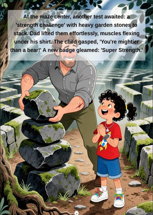 Super Dad’s Secret Adventure Bedtime Story Kids Illustrated eBook