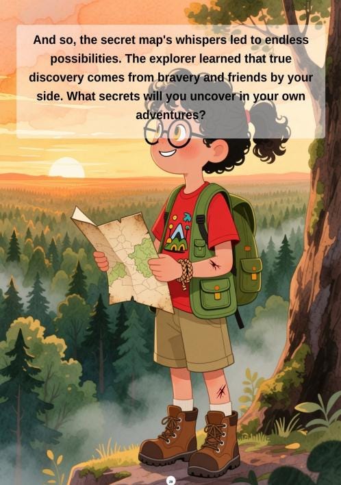 Load image into Gallery viewer, Children eBook Whispers of the Hidden Trail Illustrated Adventure Story PDF Download
