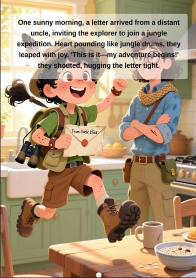 Load image into Gallery viewer, Children's Jungle Adventure eBook: Whispering Wilds Fantasy (Digital Download)
