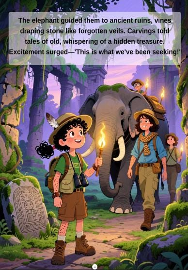 Children's Jungle Adventure eBook: Whispering Wilds Fantasy (Digital Download)