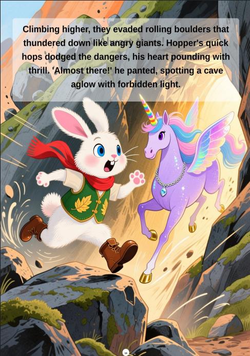 Load image into Gallery viewer, Hopper’s Leap Bunny Unicorn Fantasy Bedtime Story eBook
