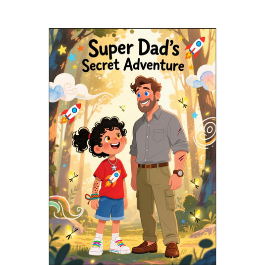Super Dad’s Secret Adventure Bedtime Story Kids Illustrated eBook