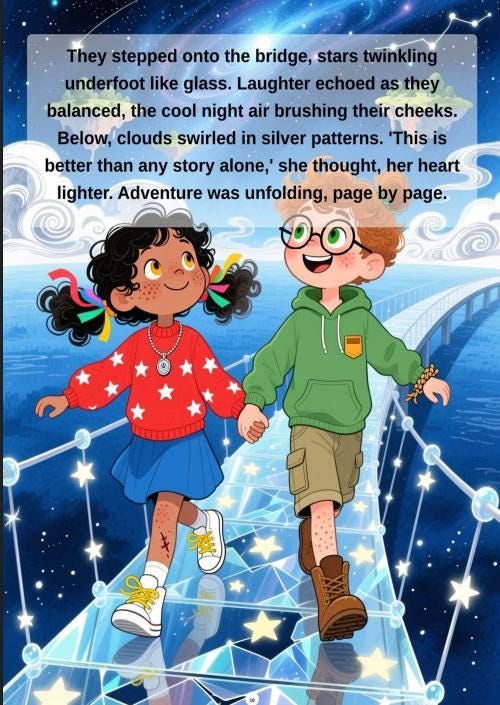 The Enchanted Book Match | Kids Friendship Story eBook (Digital Download)