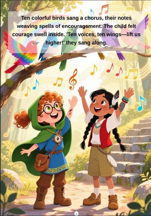 Load image into Gallery viewer, Childrens eBook Numbers in the Whispering Woods Magical Counting Book PDF Download
