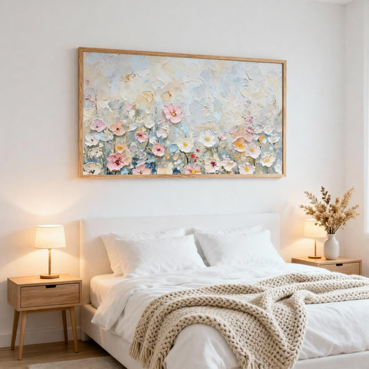 Cottage Core Decor Spring Floral Printable Big Wall Art Digital Download