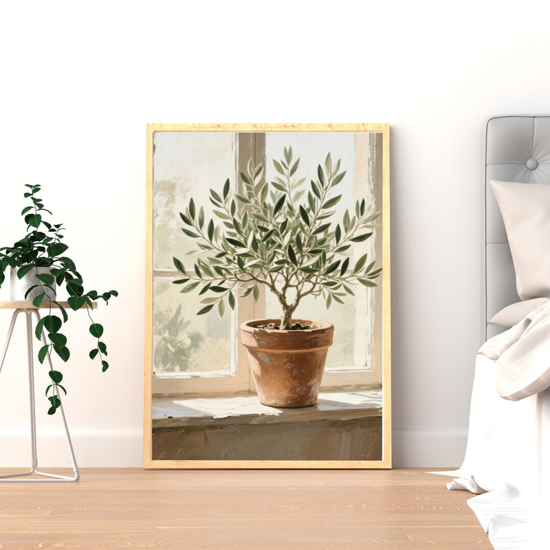 Load image into Gallery viewer, Printable Olive Tree Wall Art Mediterranean Botanical Farmhouse Decor Download
