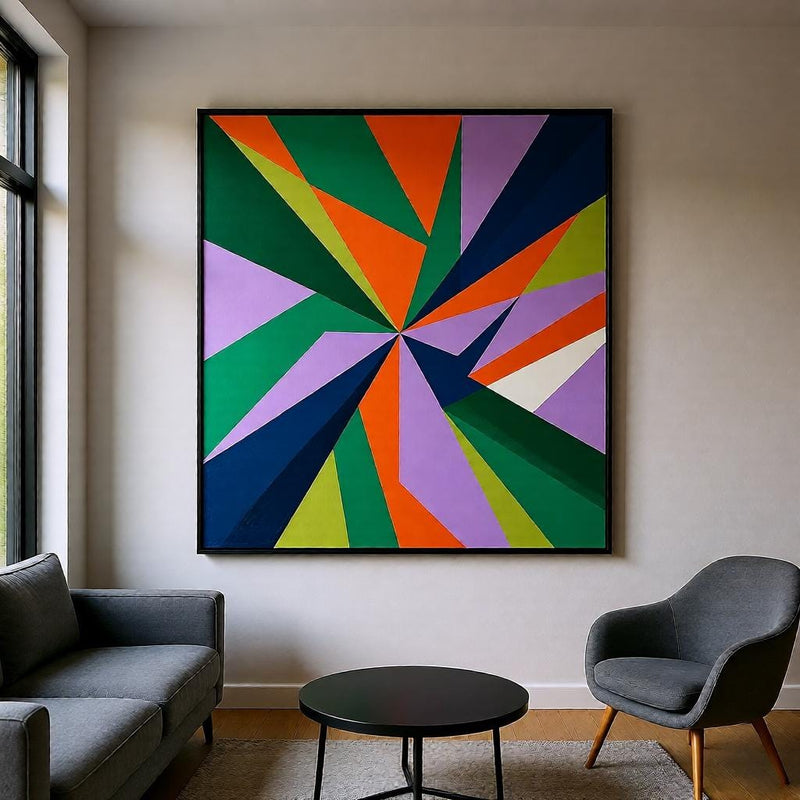 Load image into Gallery viewer, MCM Wall Art Color Palette Geometric Abstract Mid Century Printable Digital Download
