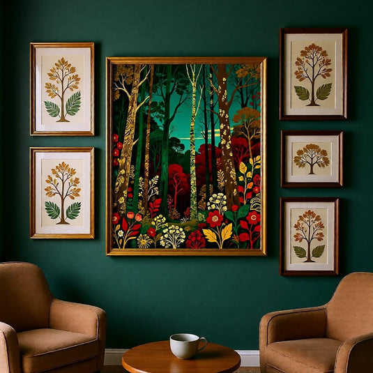 William Morris Forest Wall Art Printable: Vintage Botanical Woodland Decor (Digital Download)