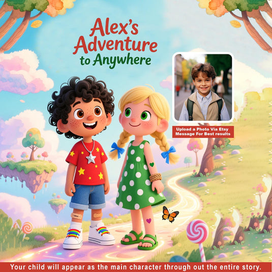 Personalized Kids Storybook , Magical Adventure, Confidence Building (PDF)