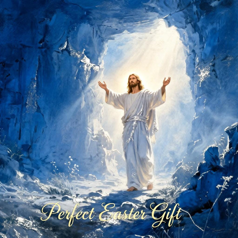 Load image into Gallery viewer, Empty Tomb Art Jesus Resurrection Print Modern Christian Wall Decor Matte Download Easter
