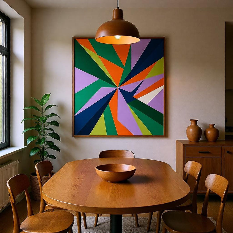 Load image into Gallery viewer, MCM Wall Art Color Palette Geometric Abstract Mid Century Printable Digital Download
