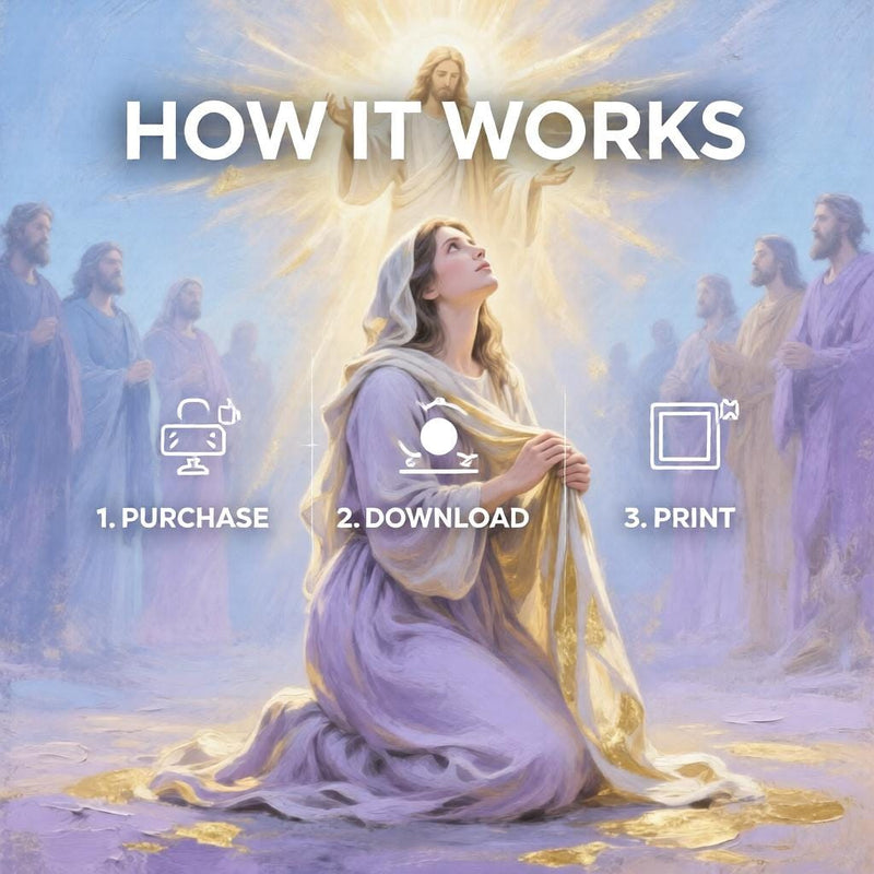 Load image into Gallery viewer, LDS Wall Art Jesus Healing Print Christian Artwork Faith Decor Soft Light Matte Download
