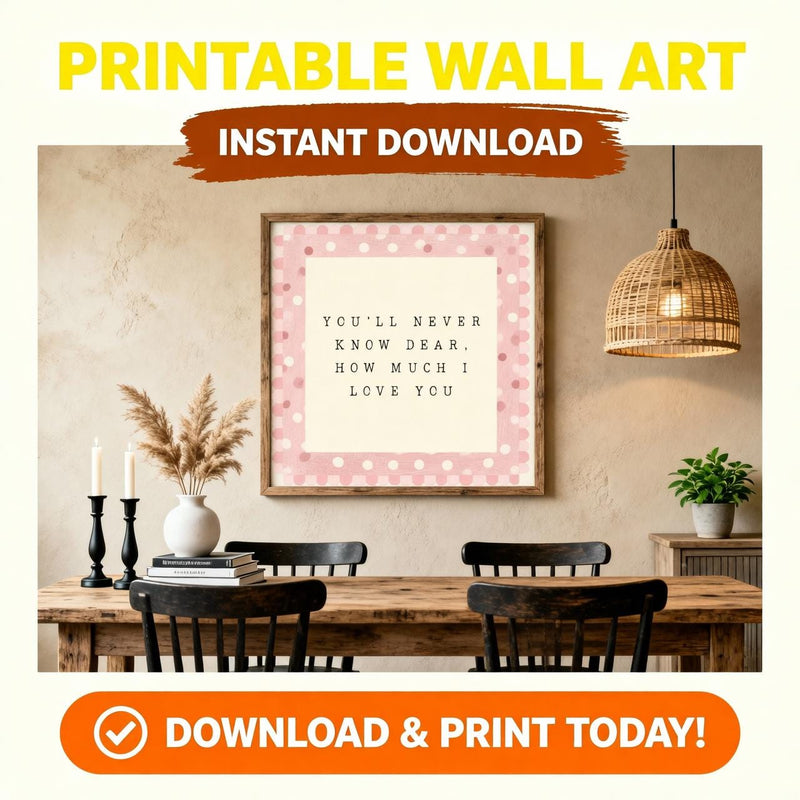 Load image into Gallery viewer, Love Quote Canvas Soft Pink Print Romantic Poster Bedroom Decor Matte Poetry Wall Download

