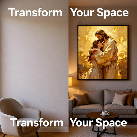 Jesus Loves You Art Christian Wall Print Modern Faith Decor Matte Download Gift