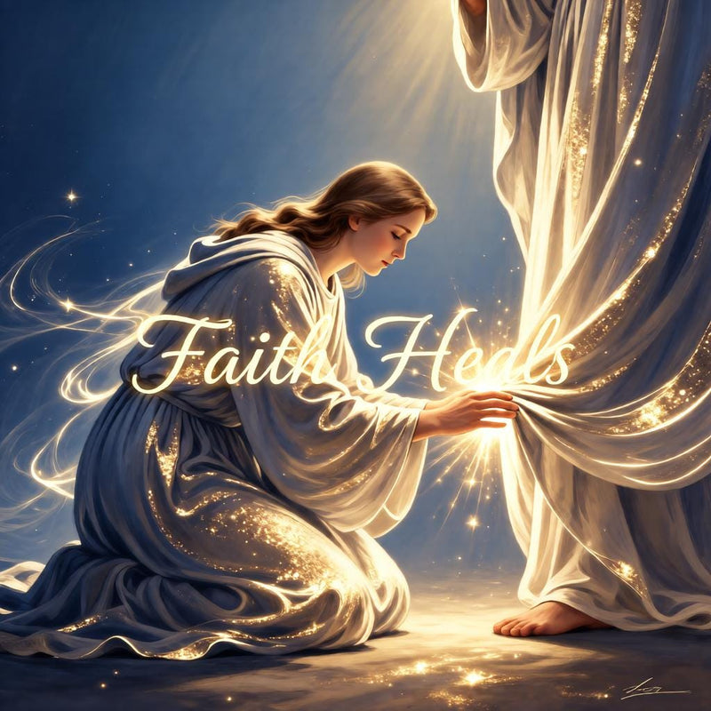 Load image into Gallery viewer, Jesus Healing Art Mercy Print Christian Faith Decor Matte Download Scripture Wall
