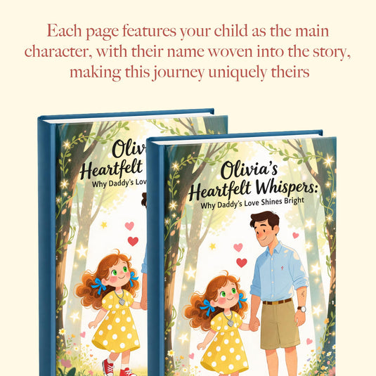 Custom Photo Book Personalized Children Story Ebook Daddy Daughter Bedtime Matte Download