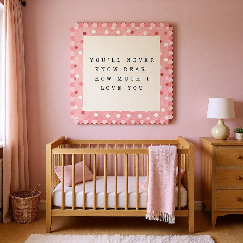 Load image into Gallery viewer, Love Quote Canvas Soft Pink Print Romantic Poster Bedroom Decor Matte Poetry Wall Download
