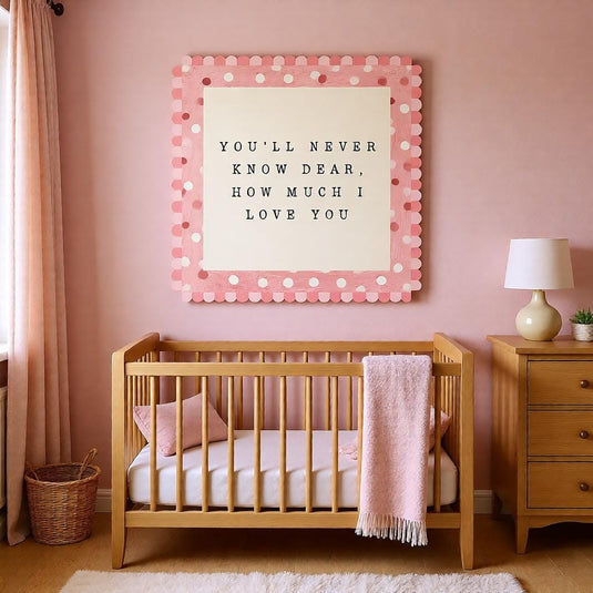 Love Quote Canvas Soft Pink Print Romantic Poster Bedroom Decor Matte Poetry Wall Download