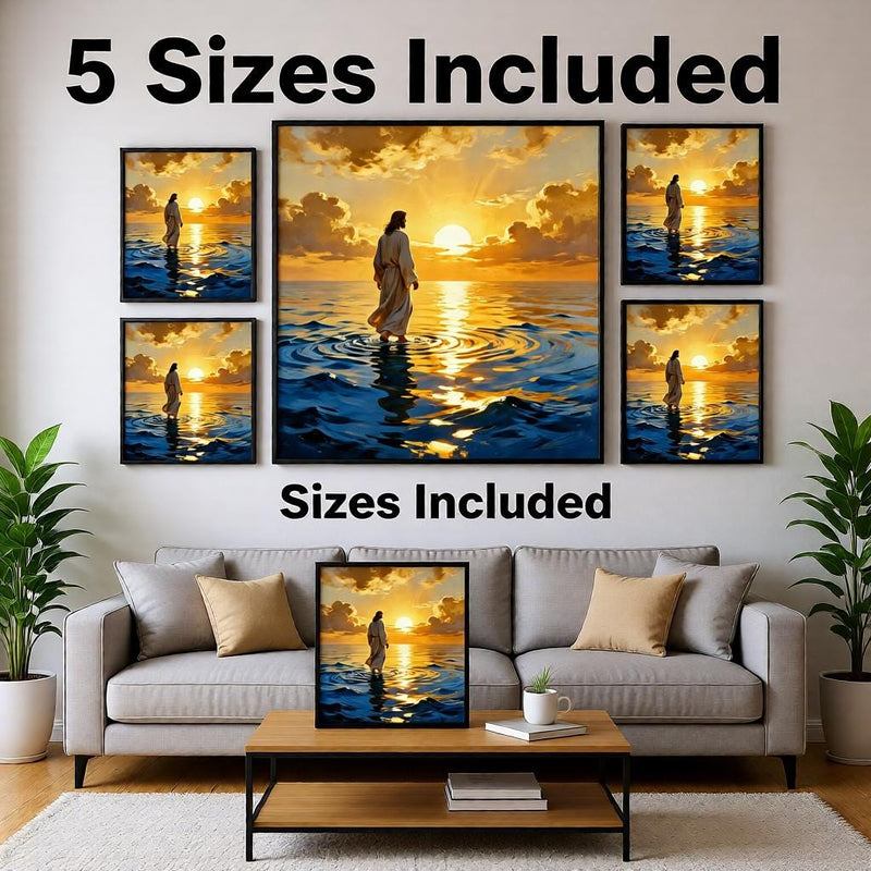 Load image into Gallery viewer, Empty Tomb Art He Is Risen Lily Christian Wall Decor Sunrise Printable Matte Download
