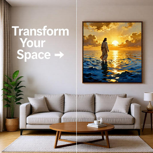 Empty Tomb Art He Is Risen Lily Christian Wall Decor Sunrise Printable Matte Download