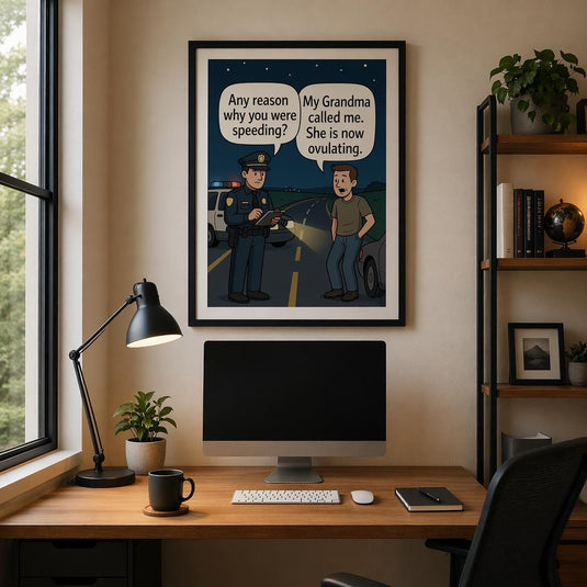 Dark Humor Poster Meme Wall Art Funny Printable Satirical Decor Matte Download