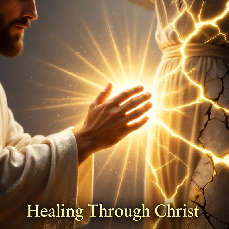 Load image into Gallery viewer, Jesus Healing Art Christian Wall Print Faith Based Decor Matte Download Biblical Artwork
