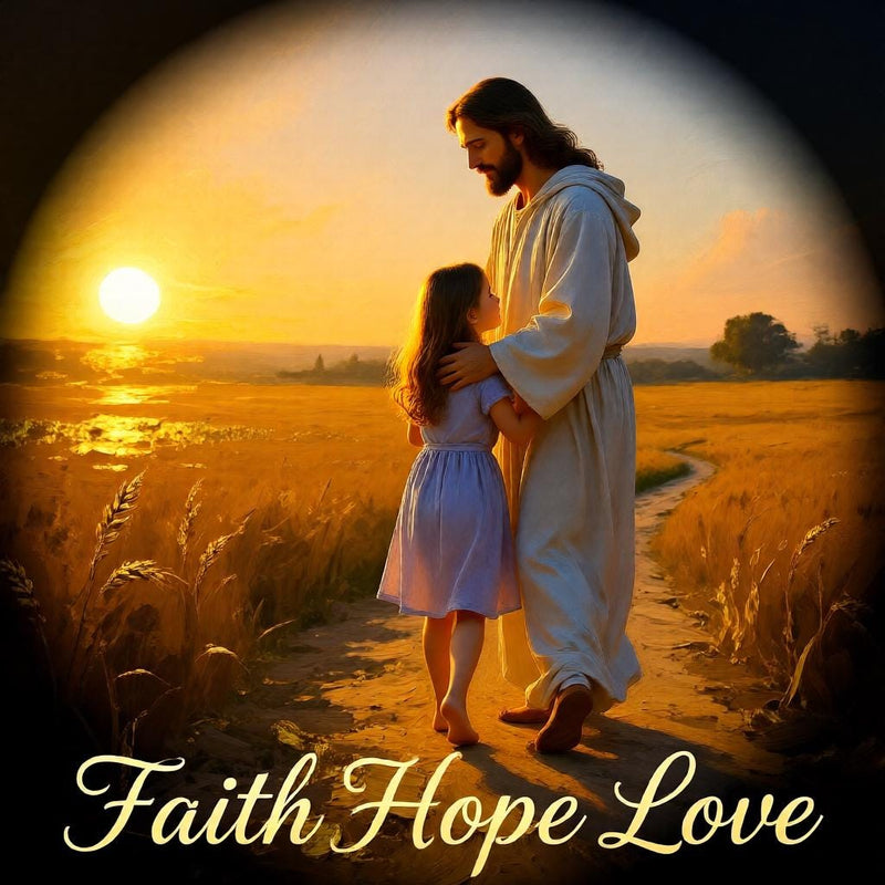 Load image into Gallery viewer, LDS Wall Art Jesus Walking Child Print Christian Faith Decor Linen Matte Download Gift
