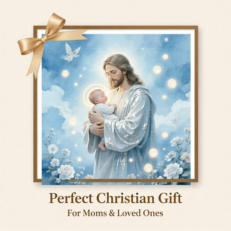 Load image into Gallery viewer, Jesus Holding Baby Wall Art Printable Christian Nursery Decor (Instant Download)

