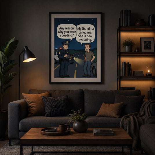Dark Humor Poster Meme Wall Art Funny Printable Satirical Decor Matte Download